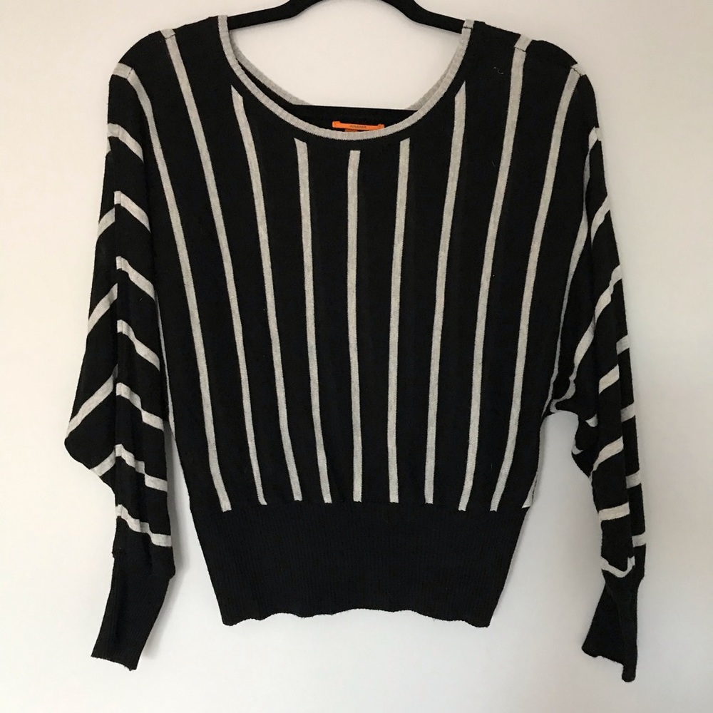 Anamà crop striped sweater